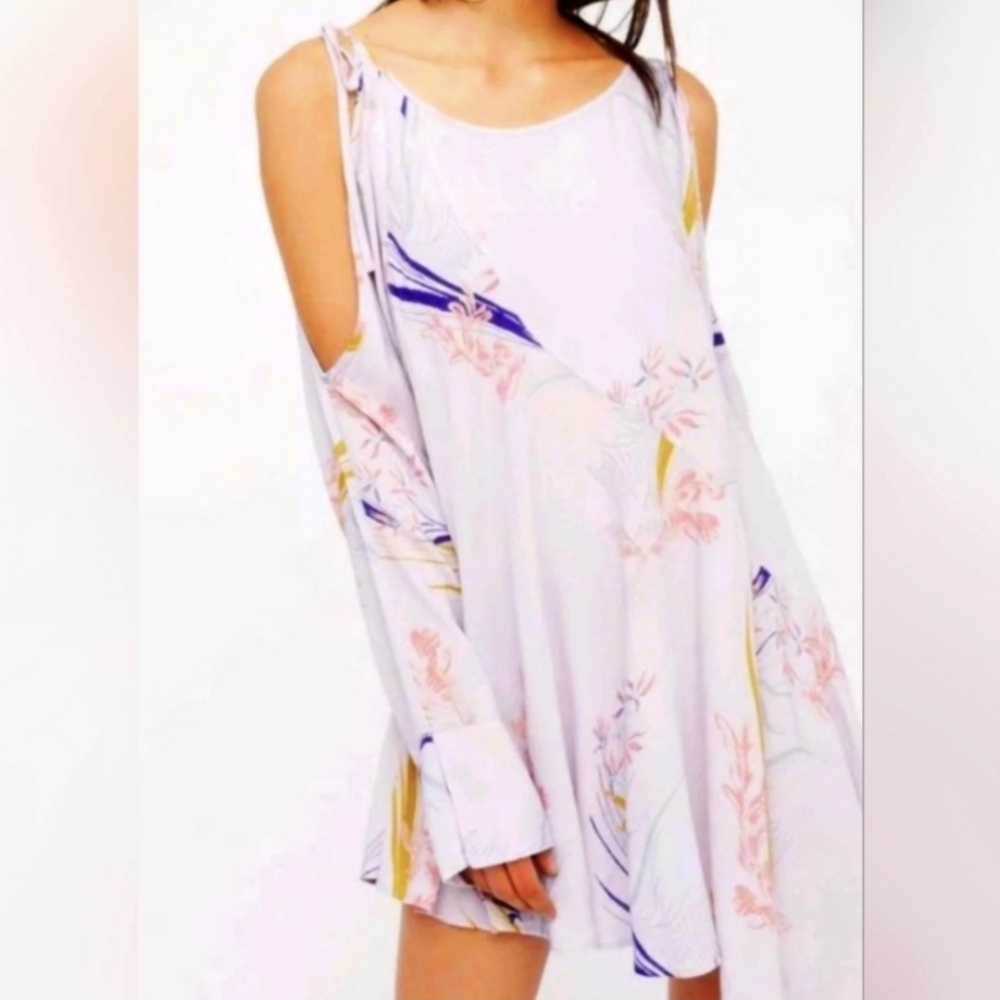 Free People Purple Dress Elegant and Stylish..SIZE:L